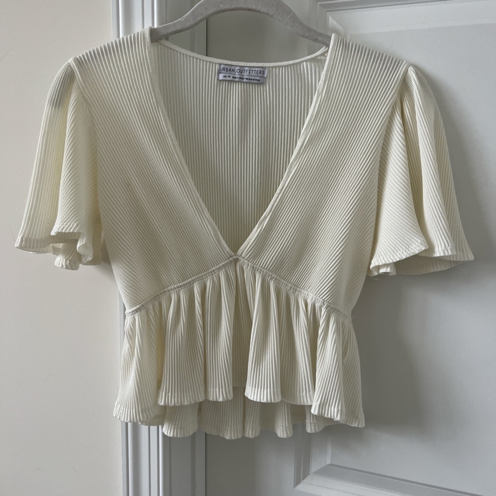 Urban Outfitters Women's White Blouse